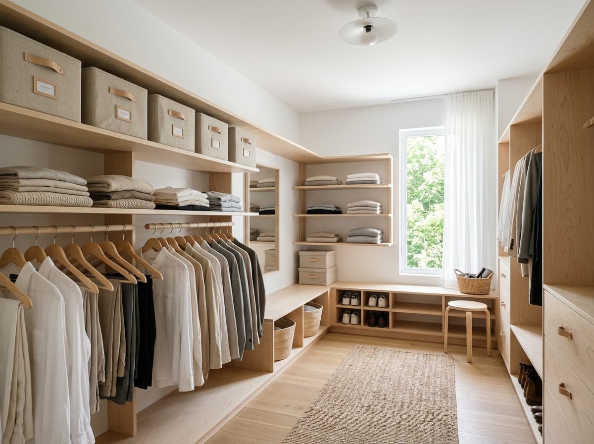 Modern sliding wardrobe in master bedroom